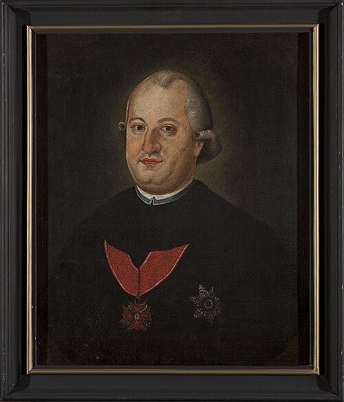 Portrait of Teodor Siemieński (d. 1794), prelate and canon in Warsaw, 1775, 