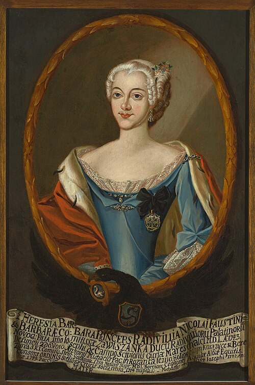 Portrait of Teresa Barbara Pac née Radziwiłł (1714–1780), 1757, 
