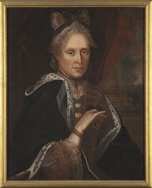 Portrait of Krystyna née Chrzanowska 1.v. Machwicz, 2.v. Kościa, wife of Jan (ca. 1705–after 1761), 1761, 