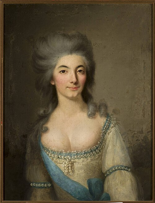 Portrait of a lady in a white dress, 1770, 