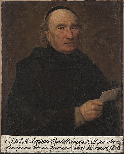 Portrait of Erazm Bartold (1716–1786), provincial superior of Austin Friars, 1786, 