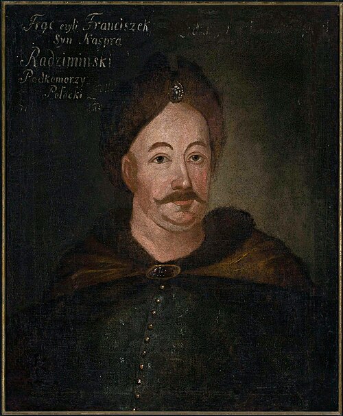 Portrait of Franciszek Radzimiński, chamberlain of Polotsk, 1750, 