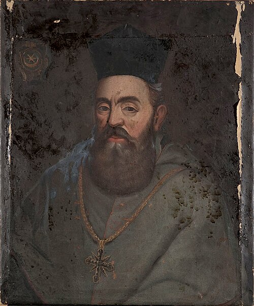 Portrait of Jerzy Tyszkiewicz, Leliwa coat of arms (1599–1656), bishop of Vilnius, 1793, 