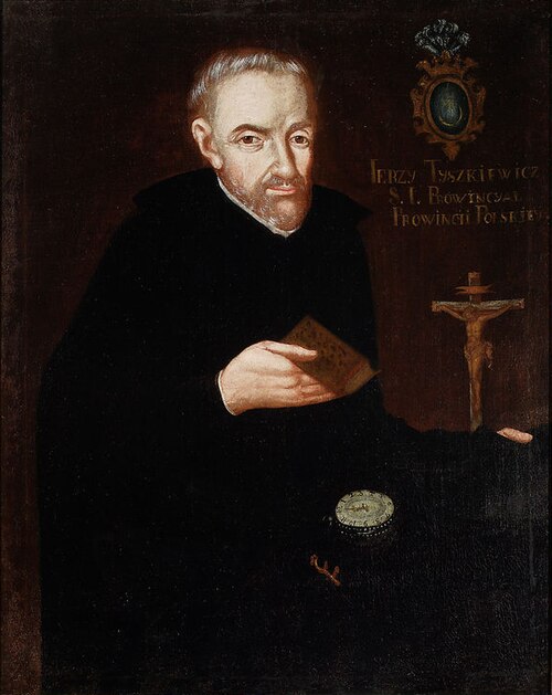 Portrait of Jerzy Tyszkiewicz, Leliwa coat of arms (1571–1625), provincial superior in the Jesuit Or, 1793, 