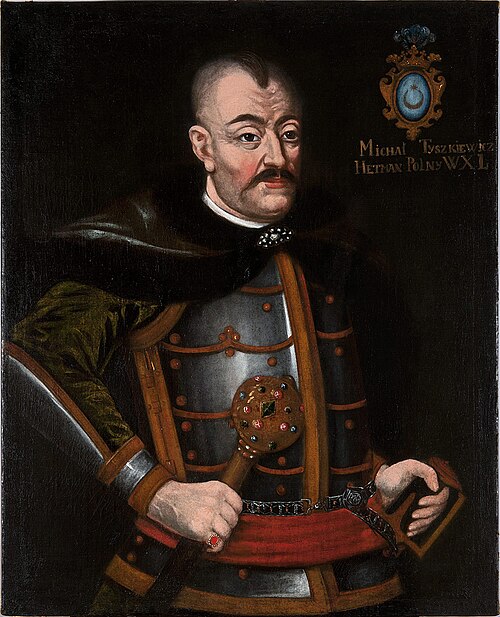 Portrait of Michał Tyszkiewicz, Leliwa coat of arms (?–after 1549), field hetman of the Grand Duchy , 1793, 