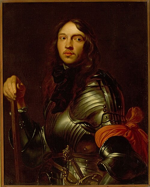 Portrait of a young man in armour, , 