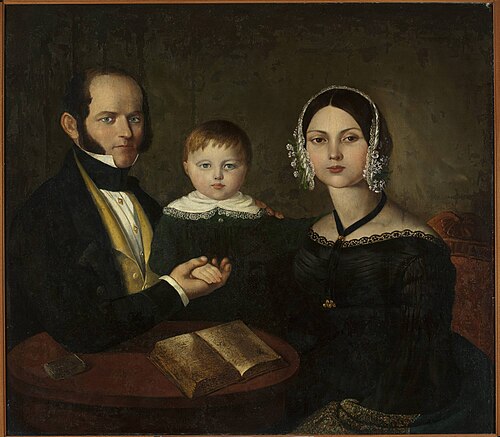 Family portrait, 1840, 
