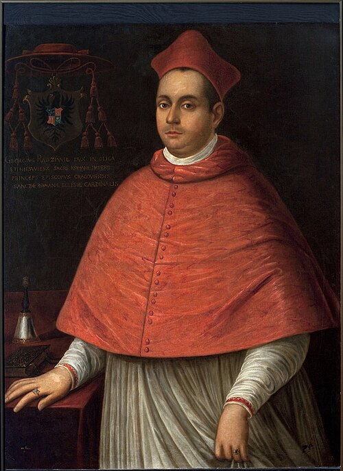 Portrait of Jerzy Radziwiłł (1556–1600), cardinal, 1850, 