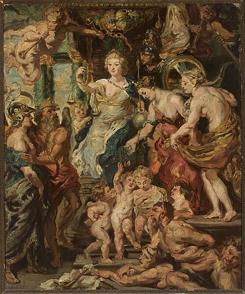 Apotheosis of Maria Medici, , 