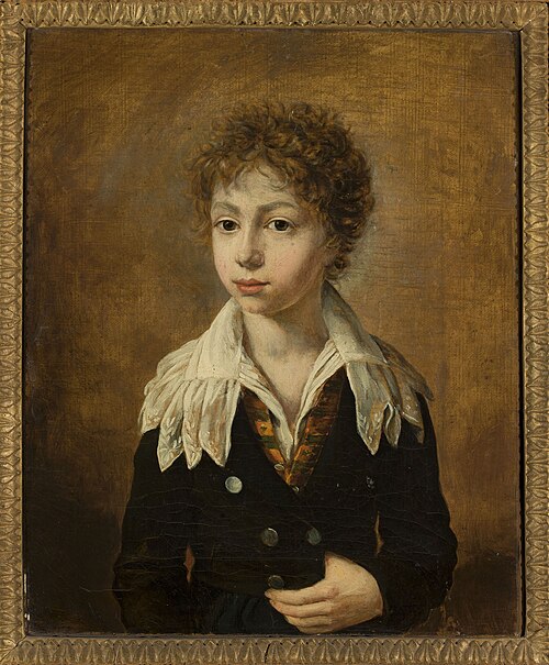 Childhood portrait of Julius von Minutoli, 1815, 