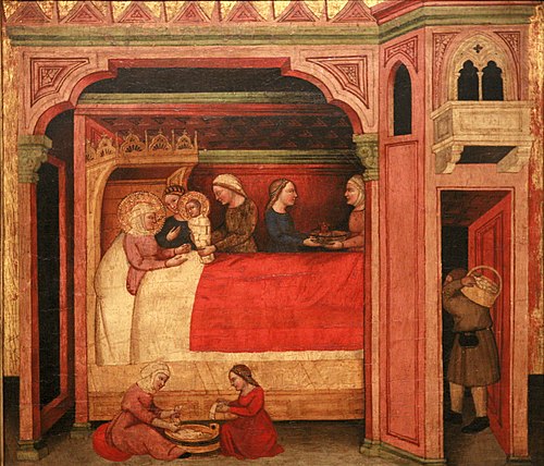 Nativity of the Virgin, 1400, 
