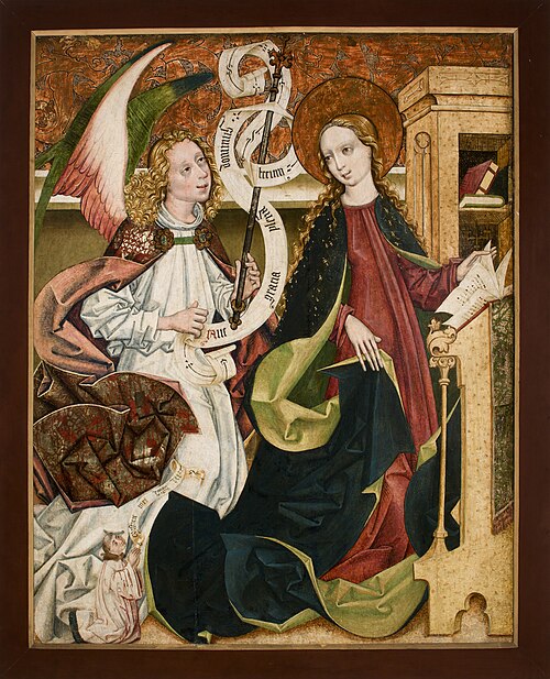 The Annunciation from the Church in Cięcina, 1490, 