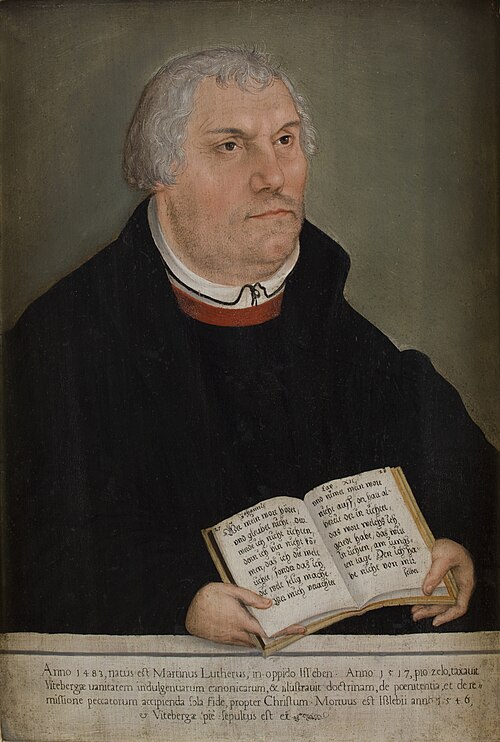 Portrait of Martin Luther (1483–1586), 1575, 
