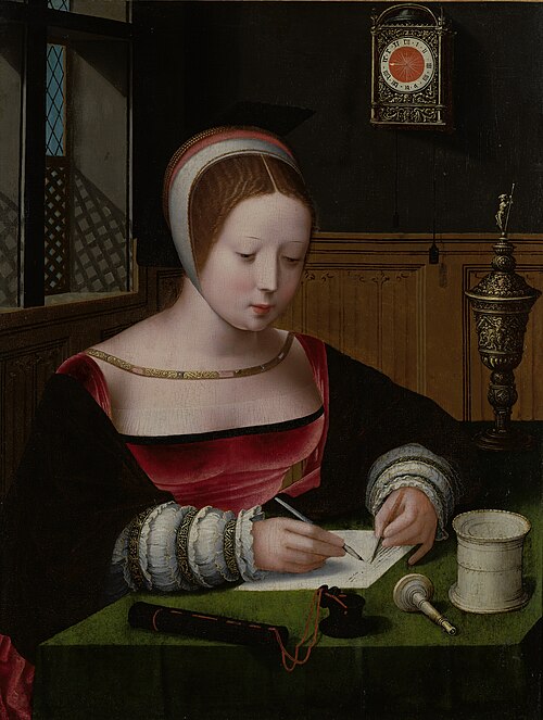 Mary Magdalene Writing, , 