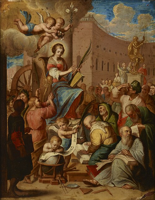 Apotheosis of Saint Catherine, 1650, 