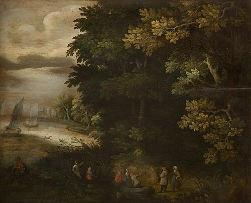 Landscape with the Scene of the Flight to Egypt, 1650, 