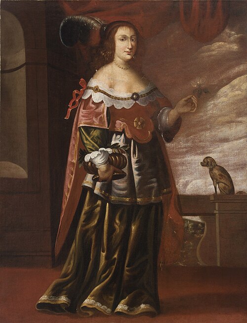 Portret kobiety (rzekomo Ostrogskiej), 1650, 