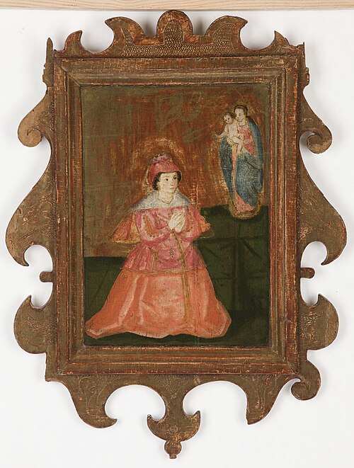 Epitafium Agnieszki Błoniowskiej, z kościoła Mariackiego w Krakowie, 1643, 