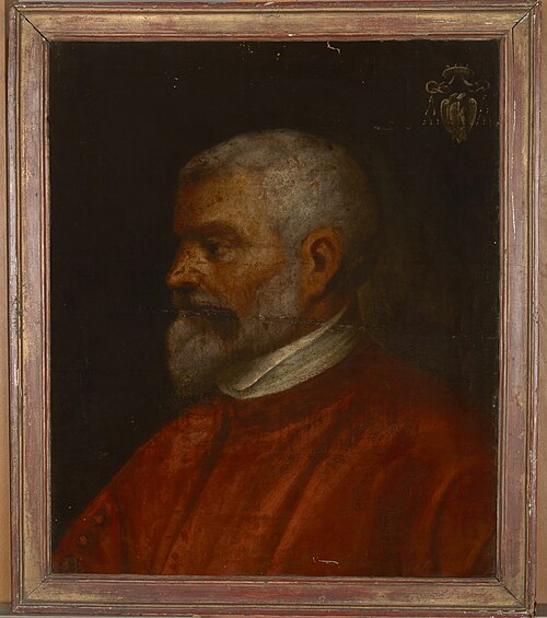 Portret kardynała Stanisława Hozjusza (1504-1579), biskupa warmińskiego, 1700, 