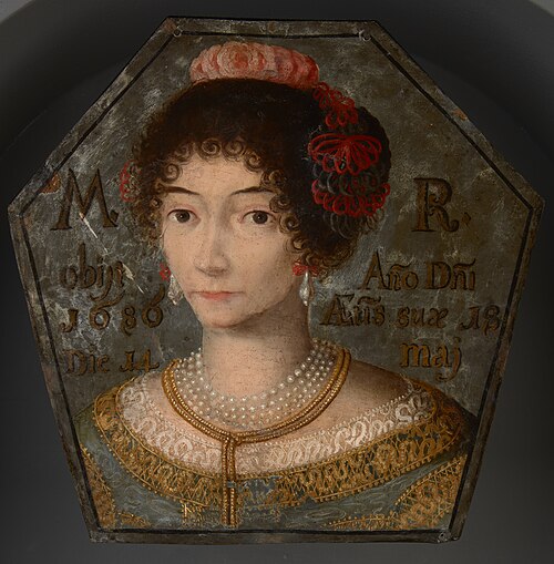 Coffin Portrait of a Young Woman, 1686, 