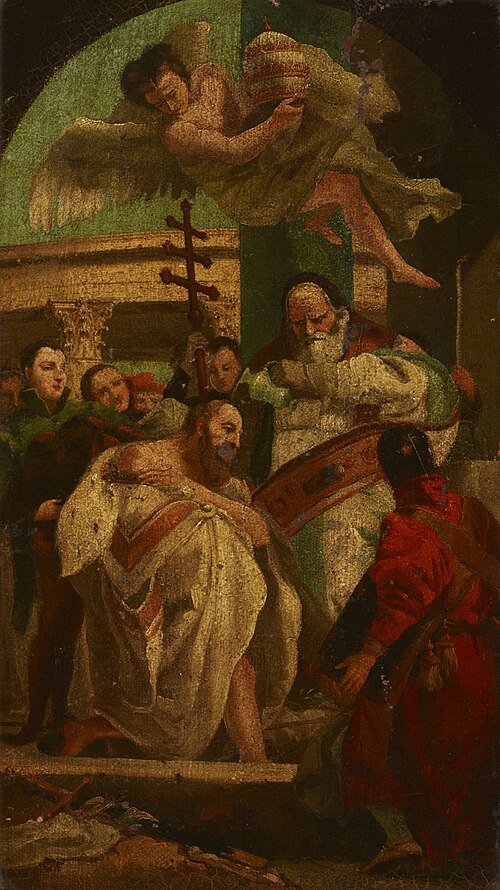 Baptism of King Chlodwig I (ca. 466–511), 1750, 
