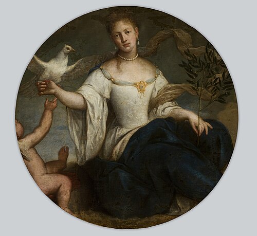 Allegory of Peace – Woman with a Pigeon, 1750, 