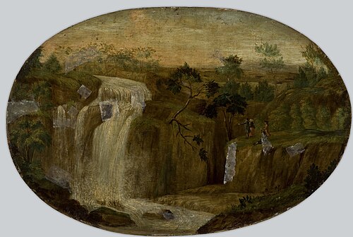 Landscape with a Waterfall, 1800, 
