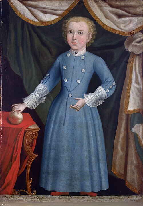 Portrait of Kazimierz Zawisza (1750 – ?), 1754, 
