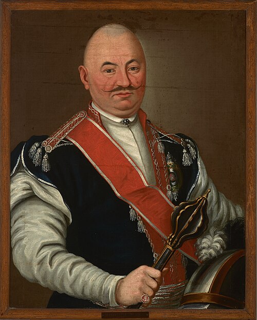 Portrait of Józef Gabriel Stempkowski (d. 1793), Voivode of Kyiv, 1774, 