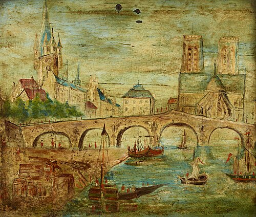 Le Pont de Tournelles, 1780, 