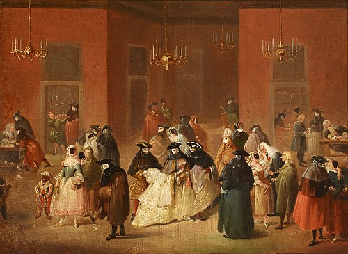 Theme from the Venetian Carnival – Gambling House (Il Ridotto), 1797, 