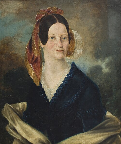 Portrait of Pristella Krasuska née Abraniecka, 1842, 