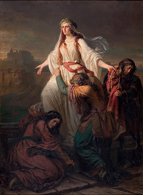 La mort de Wanda, 1859, 