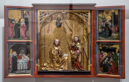 Retable domestique de l'Annonciation, 1490, 