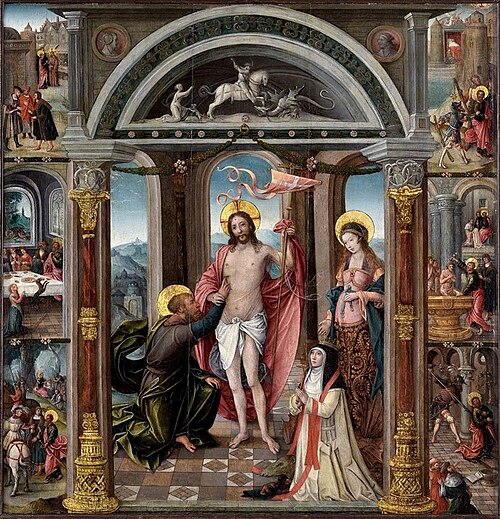 L'incredulité de Saint Thomas, 1550, 