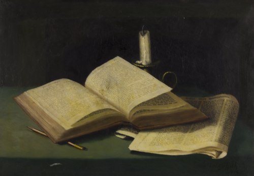 Tromp l'oeil, still-life, 1919, 