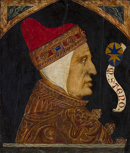 Portrait of Doge Michele Steno., 1400, 