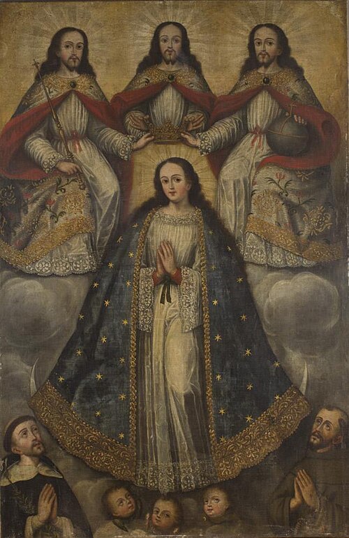 The Coronation of the Virgin (with Triplet Trinity), 1749, 