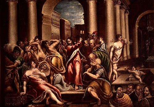 Jesus Cleansing the Temple, 1610, 