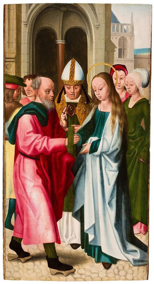 Le Mariage de la Vierge, 1460, 