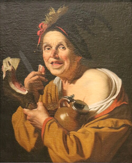 Le Mangeur de jambon, 1622, 