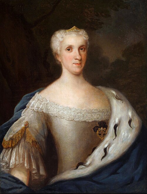 партрэт Канстанцыі Францішкі Сапегі, 1736, 