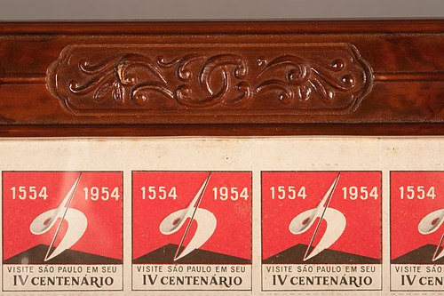 Quadro com 15 Selos do Iv Centenário, 1954, 