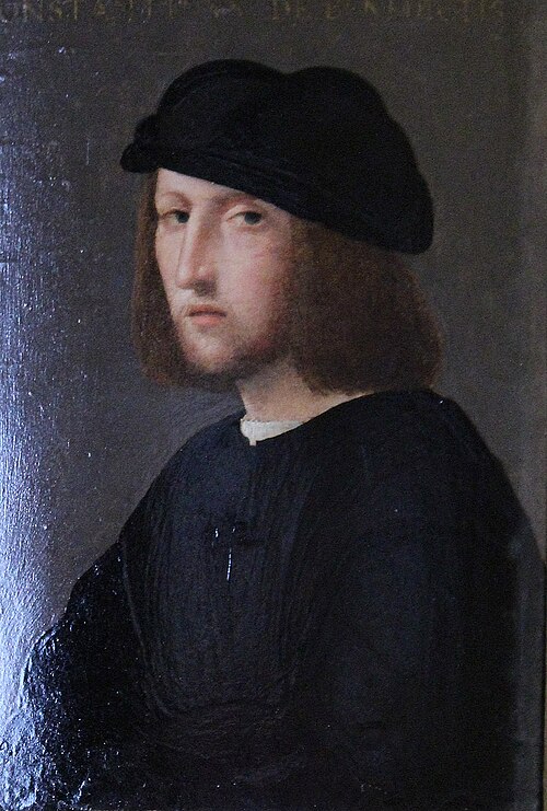 Portrait d'un homme : Constantinus de Benedictis, 1525, 