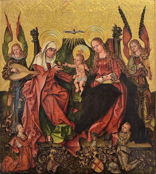 Sainte Anne, la Vierge et l'Enfant, 1480, 