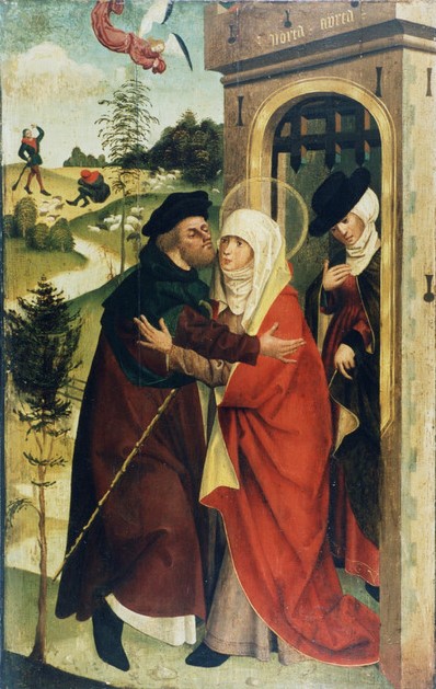 Joachim and Anne Meeting at the Golden Gate, 1480, 