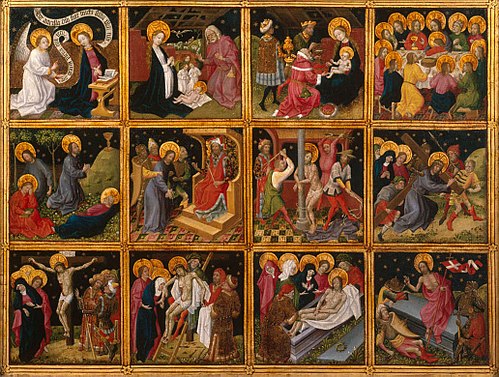 12 scenes from the Life of Christ, 1450, 