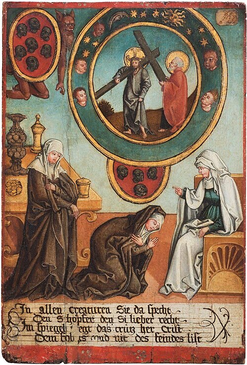 Tentation d’une sainte, 1500, 
