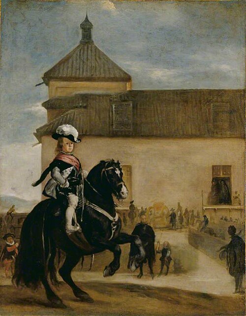 Prince Baltasar Carlos in the Riding School, 1645, 