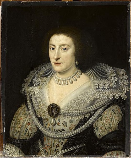 Portrait d'Elisabeth Stuart, reine de Bohême, 1630, 